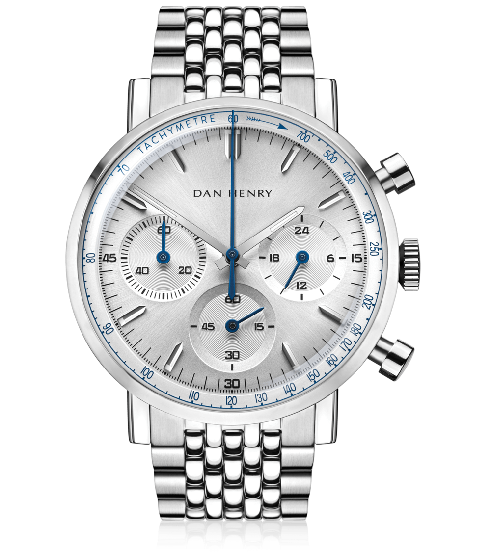 Dan Henry 1964 Gran Turismo Chronograph Slate Grey Tricompax Dan Henry 1964 Gran Turismo Chronograph Slate Grey Tricompax